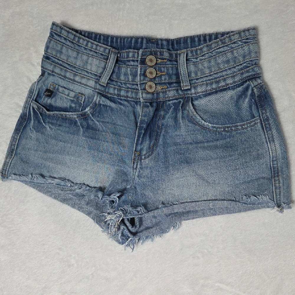 KanCan Light Blue Jean Shorts